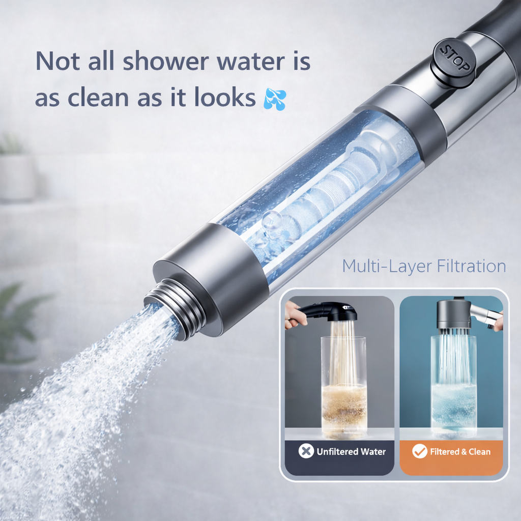 Filtered Lab Shower Head